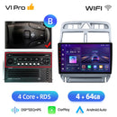 Junsun AI Wireless CarPlay for Apple Android Auto Car Radio For Peugeot 307 307CC 307SW 2002-2013 GPS Multimedia RDS WiFi Stereo
