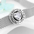 2021 New Arrival Sparkling 925 Sterling Silver Round Clear CZ Clips Beads for Jewelry Making Fit Reflexions Charm Bracelet