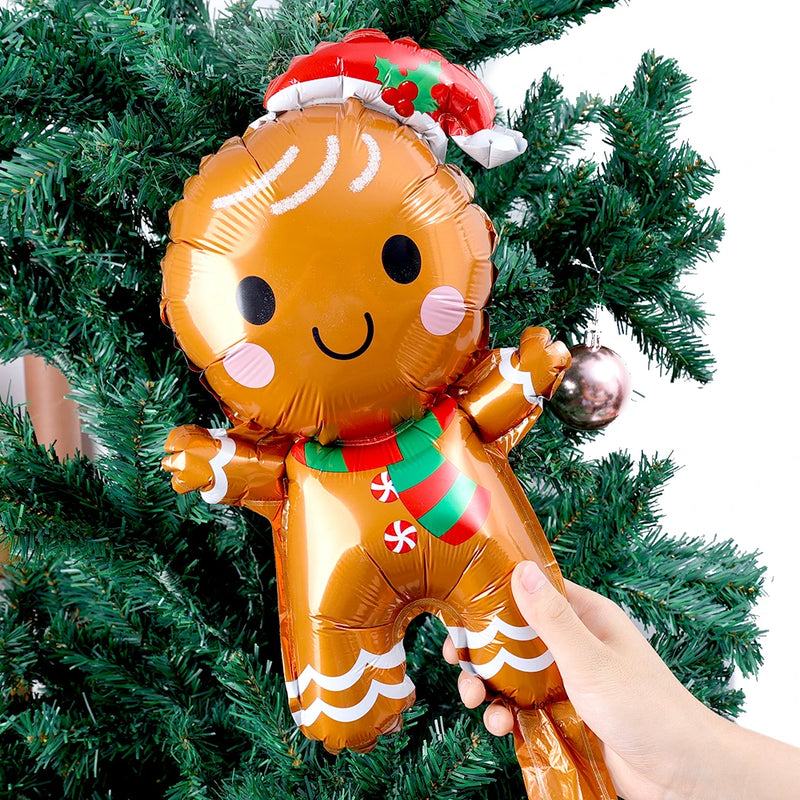 15/1Pcs Christmas Foil Balloons Santa Claus Xmas Tree Aluminum Balloons New Year Kids Gifts Toys Xmas Birthday Party Decorations