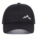 Unisex Mountain Range Embroidery Baseball Net Caps Spring and Summer Outdoor Adjustable Casual Hats Sunscreen Hat