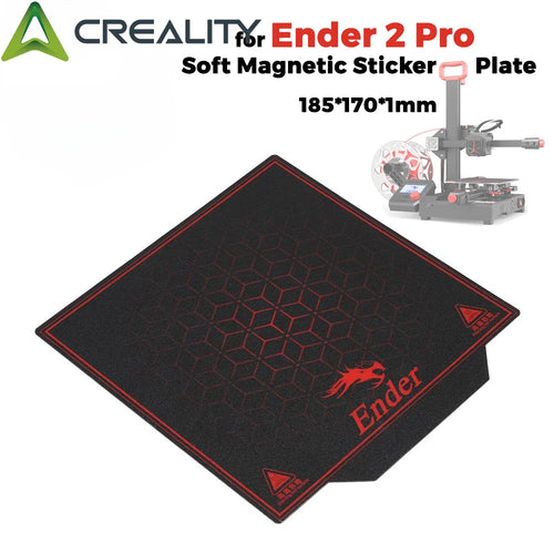 Ender 2 Pro weiche Magnetstickerplatte 185*170*1mm Creality 3D-Druckerteil Zubehör für Ender2pro Heizbett