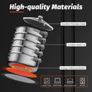 5 Tier Steamer Pot Steaming Cookware,30cm Large Capacity Steamer Pot,Multi-Functions Cooker with Transparent Pot Lid and Handles