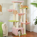 Big Cat Tree for Large Cats Robust Cat Tower with Several Levels Cat House Climbing Tree with Hammock 11 Sisal Posts Large Perch