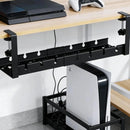 The Quiet Route | Retractable Clamp-On Under-Desk Cable Tray