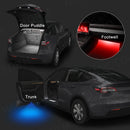 Car LED Atmosphere Foot-Well Lights For Tesla Model 3 Y S X Ultra-bright Interior LED Lighting Floor Door Puddle Decorative Lamp