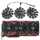 NEW 87MM 6PIN RX VEGA64 VEGA56 GPU Fan，For ASUS ROG-STRIX-RX 590 580 570 480、GTX 1080 1070 1060、R9 390 Video card cooling fan
