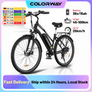 COLORWAY 28" E-Bike, E-Bike mit 36V 15Ah abnehmbarem Akku, 7-Gang, Citybike mit 250W Motor, Reichweite bis zu 45-100km