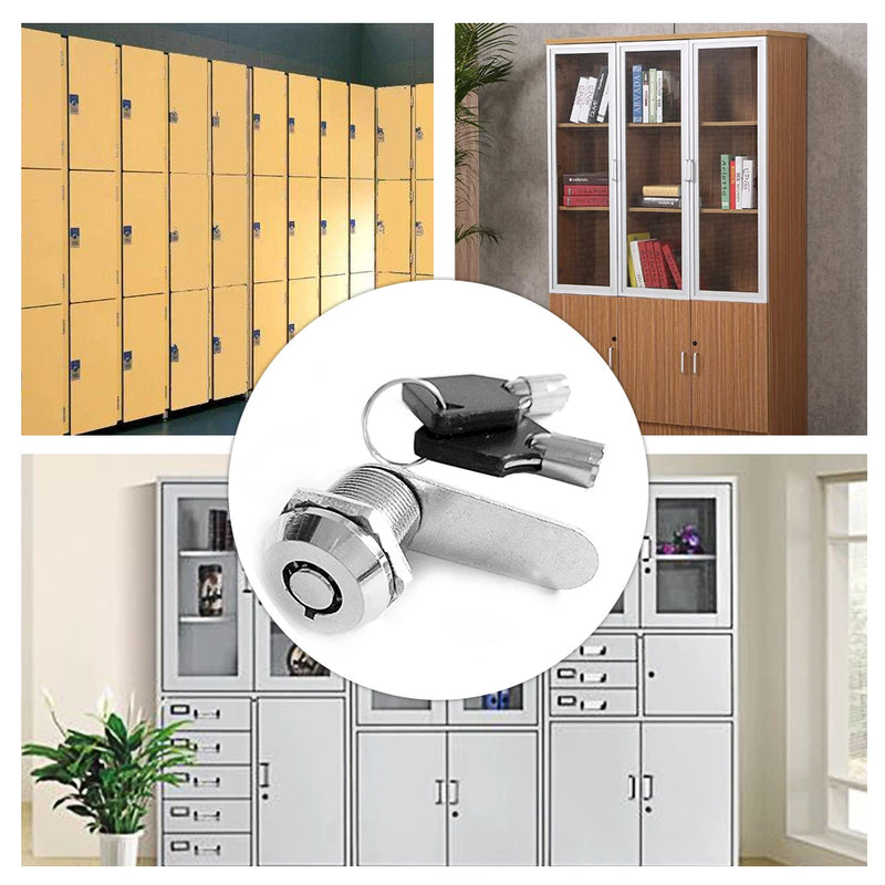 Cylinder Locks Door Cabinet Mailbox Padlock Drawer Cupboard Box  With 2 Keys For Furniture Hardware 103 Series