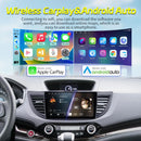 For CRV 2012-2016 5G WiFi 10" Touch Screen Car Stereo with Wireless Carplay Android Auto GPS Navigation Mirror Link BackupCamera