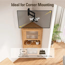 Full Motion TV Wall Mount for 14-27 Inch LED, LCD Flat Screen TV Monitor, TV Bracket with Swivels Tilt Extension VESA 100x100mm