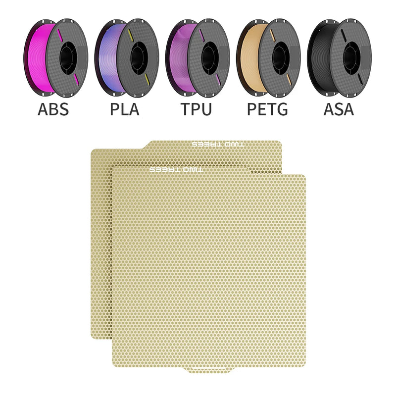 Honeycomb PEI Build Plate 184/220/235/257/310/315mm For Bambu Lab P1P/P1S/X1/X1C/X1E/A1 mini For Ender Voron K1 Max 3D Printer