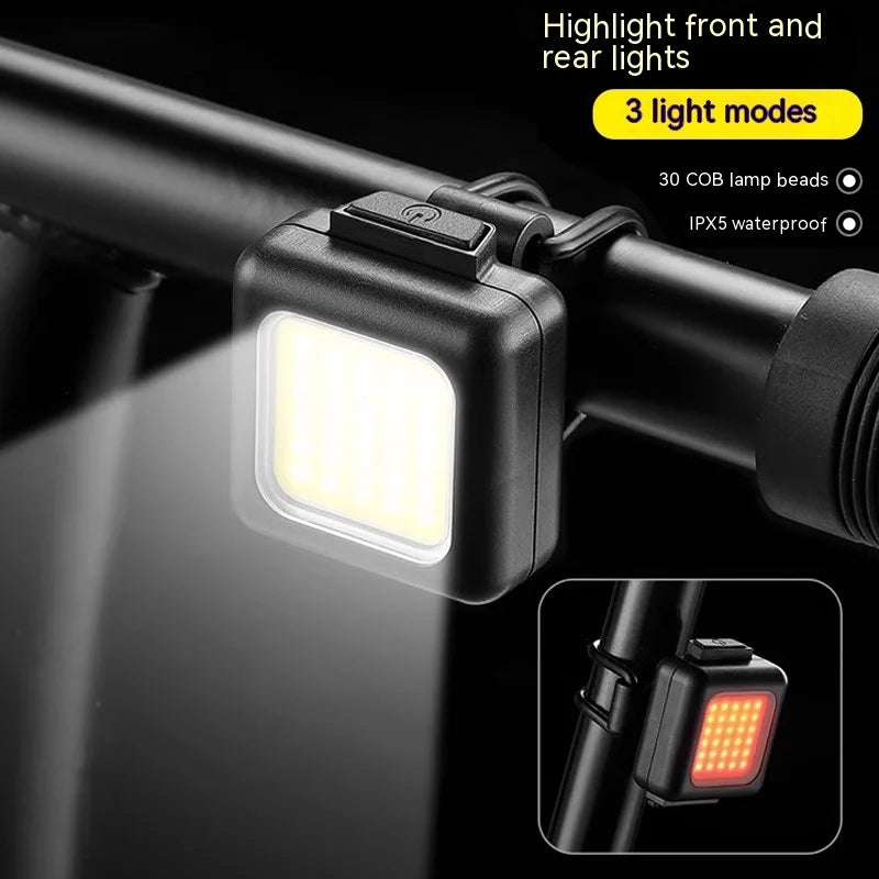 Mountain Bike Light Multi-function Strong Bicycle Headlight Outdoor Riding- Suitable for Outdoor Riding Bicycle Light Set