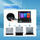 LeeKooLuu 7inch Motorized Retractable Screen Android 13 Car Radio 1 Din Multimedia Player GPS Stereo 2G+64G Carplay Android Auto