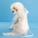 Clear Pet Raincoat  Rain Jacket Waterproof   Pet Coat for Samll Medium Dogs Teddy Shiba Dog Poncho Outdoor Walking Pet Clothes