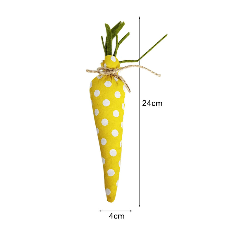 1pc Easter Rabbit Doll Toys Bunny Cloth carrot Cute for Easter Home Party Decoration Supplies Kid Gift Favor Doll Ornament 2024