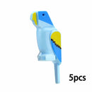 MOC City Animal Zoo Fram Accessories Building Block Figures Goat Sheep Eagle Owl Panda Parrot Seagull Penguin Bricks Toy Gift