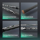 HANDING M1 PIKE H/XH Fishing Rods 200g Lure Weight Powerful Pike Snakehead Rod Spinning 2.13-2.69M Fast Action Giant Rod