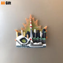 Canada  1Pcs Hot Sale New Maple Leaf Of Toronto 3D Fridge Magnets Travel Souvenir Refrigerator Magnetic Stickers Collection