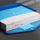 A4 file storage bags & folders, transparent storage and organization bags with labels