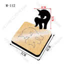 Cartoon pattern New Cutting Dies 2024 New Arrivals Scrapbooking 16MM Knife Suitable for Most Wooden Cutting Dies Machines
