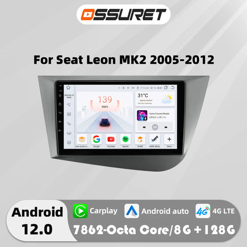 The Cockpit Continuum | Android 12 CarPlay Head Unit for Seat Leon Mk2 2005-2013