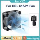 1-2PCS Cooling Fan for Bambu Lab X1 X1C Combo Dual Ball Bearing Brushless Fan for Bamboo P1P P1S Hotend 3D Printers Parts