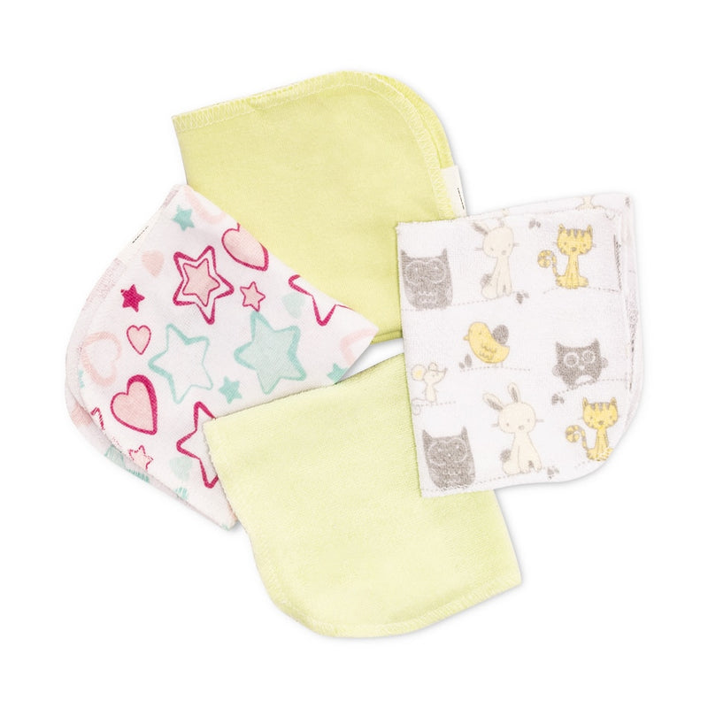 Elinfant 10pcs/set 23x23cm cute cartoon cotton super soft baby towel small square wipes free shipping