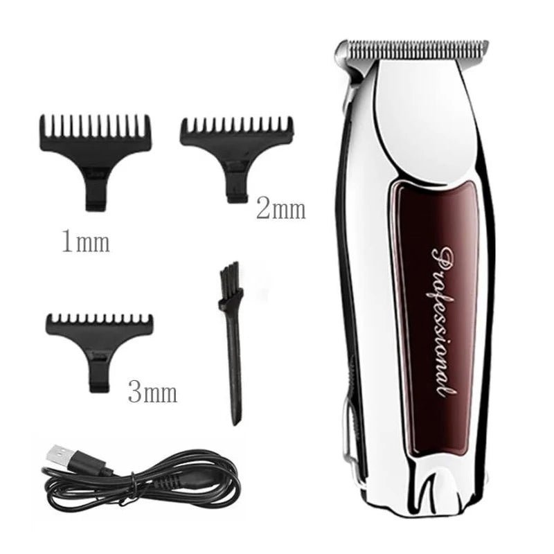 Kemei cordless professional hair clipper barber hair trimmer for men beard hair clipper electric haircut machine lithium battery