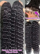 The Silk Cascade | 40-Inch HD Lace Front Deep Wave Human Hair Wig