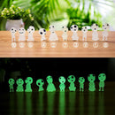 10pcs Luminous Ghost Micro Landscape Accessories Outdoor Miniature Decor Glow in Dark Tree Elves Fairy Garden Decoration