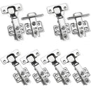 ZEXEF Stainless Steel Hydraulic Hinges Cabinet Door Spring Hinge Damper Buffer Quiet Closing Kitchen Cupboard Furniture Hardware