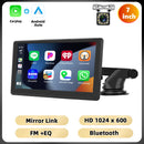 Podofo 7 ''Smart Screen Player Dashboard Carplay Android Car Bluetooth EQ Car DVR Mirror Link FM Transmission GPS Navigation