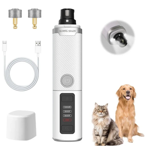 The Steady Paw | Rechargeable 3-Speed LED Pet Nail Grinder