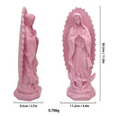 30 cm Mexiko Jungfrau Maria Statuetten Katholische Gottesmutter Guadalupe Skulptur Harz Religiöse Statue Heimzimmer Dekoration