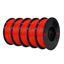 KINGROON Flexible TPU Filament 1.75mm, 5KG 10KG 3D Printing TPU Filament For 3D Printer, Soft 3D Plastic Material Non-Toxic