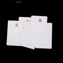 5 Pcs White Contact Sle4428 Chip Smart IC Blank PVC Card With SLE4442 Chip Blank Smart Card Contact IC Card Safety 10 years