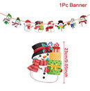 Christmas Banner 2023 Merry Christmas Decorations for Home Garland Santa Claus Navidad Natal Xmas Gift Noel Decor New Year 2024