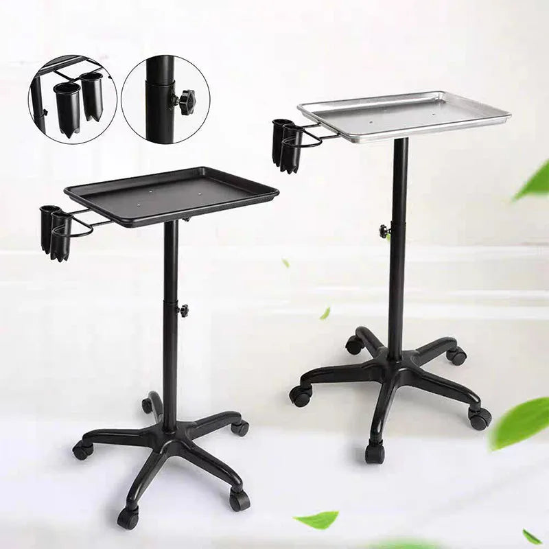 Modern Beauty Trolley Design Styling Tray SPA Hairdressing Station Barber Service Cart Storage Stand Salon Furniture