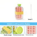 2 in 1 Ice Cube Tray Water Bottle Portable Ice Maker Mold Press Water Fill Ice Bucket Box for Summer Drinks