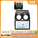 Hizpo 8G+128 AI Voice Car Radio Android Auto Multimedia For Nissan Qashqai J10 2006 2007 2008-2013 Carplay 4G 2din GPS autoradio