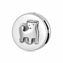 2021 New Arrival Sparkling 925 Sterling Silver Round Clear CZ Clips Beads for Jewelry Making Fit Reflexions Charm Bracelet