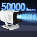 PROGAGA PG310 Smart Android Projector 4k 720P 300Ansi Allwinner H713 Projetor PG310 Home Theater Video Mini Portable Projector