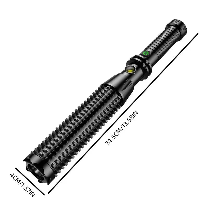 Wolf Tooth Lamp Rod Strong Light Charging Outdoor Super Bright Multi Functional Vehicle Retractable Self Defense Window Patrol