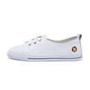 Comemore Summer Leather Women Casual White Vulcanized Shoes Sneakers Comfortable Flats Fashion 2022 Women's Slip-on Shallow Shoe