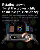 COLMI P80 Type-c Smartwatch Men Women Health Manager Bluetooth Call IP67 Waterproof Flashlight Smart Watch For Xiaomi iOS Phone