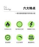 Outdoor Garden Tools BBQ Handheld Large Caliber Fierce Fire Spray Gun Card Portable Fire Gun Smoking Accessories