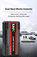 EAFC Jump Starter Power Bank 12V Booster for Car Start 600A Quick Charger Auto Starting Device Powerbank Device Petrol Diesel