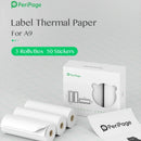 A9 Thermal Paper label Paper Sticker PeriPage 77x30mm For Thermal Pocket Mini Wireless Printer A9 For Photos Notes