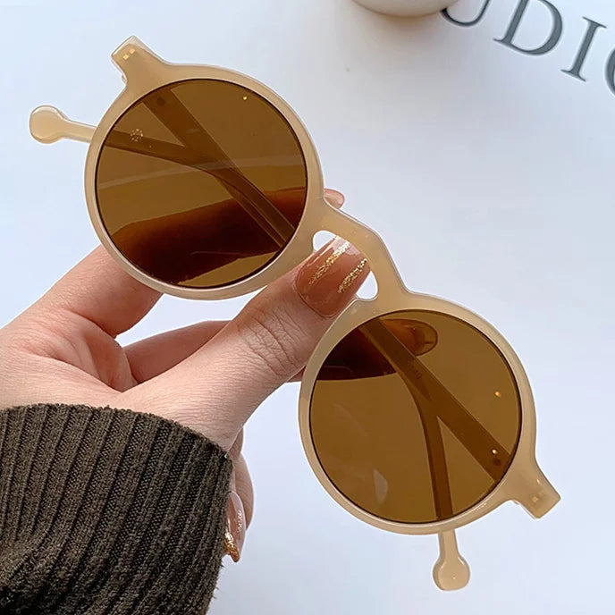 LeonLion Round Oversized Sunglasses Women 2023 High Quality Eyeglasses for Women/Men Vintage Glasses Women Lentes De Sol Mujer