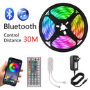 RGB Led Lights for Room Bedroom Decoration Smart Led Strip 12V 5050 Flexible Neon RGB Tape with Bluetooth Music Remote Backlight